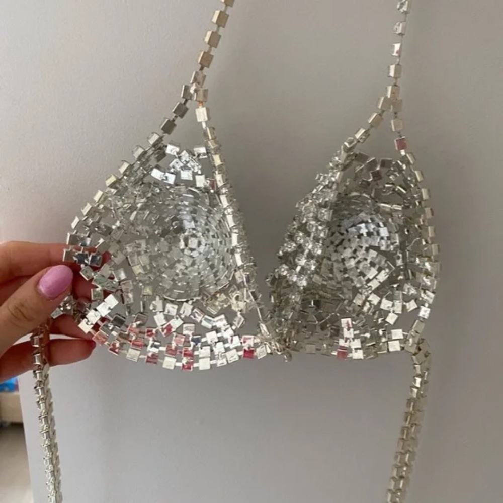 MEOW! Rhinestone bra - Picture 14 of 15